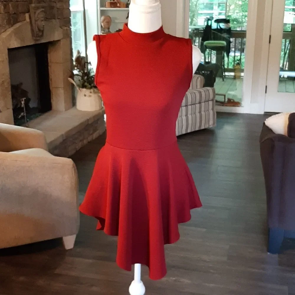 Say Anything Red Mini Dress - Picture 1 of 6